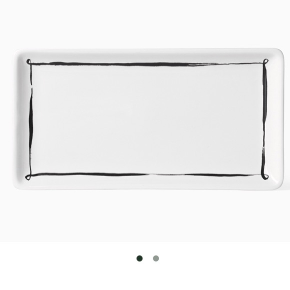 Kate Spade Daisy Place Doodle Bathroom Vanity Tray